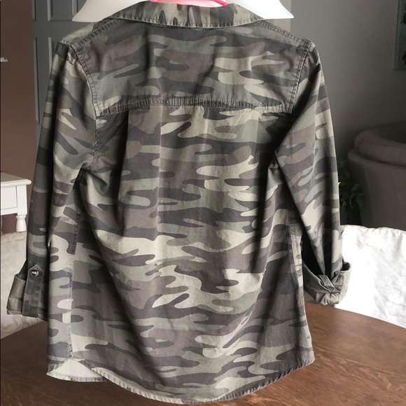 Forever 21 Utility Button Up Shirt - Picture 2 of 4